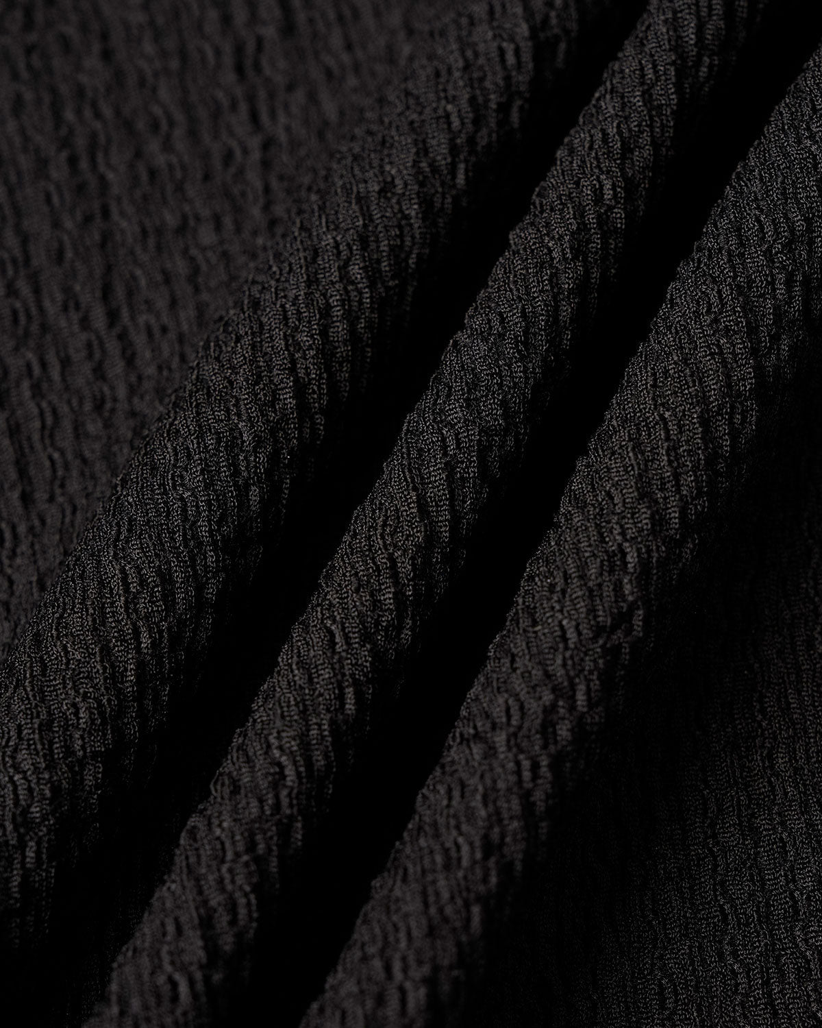 Black Knit Elastic Waist Mermaid Midi Skirt
